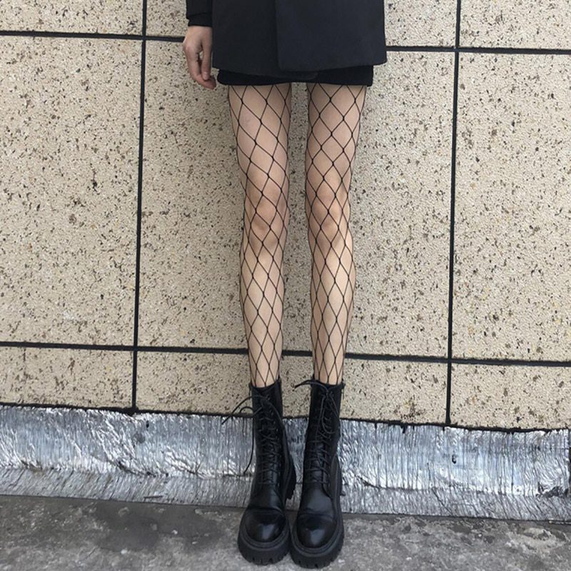 Black Tights Fishnet Stockings